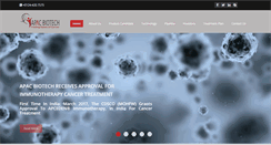 Desktop Screenshot of apacbiotech.com